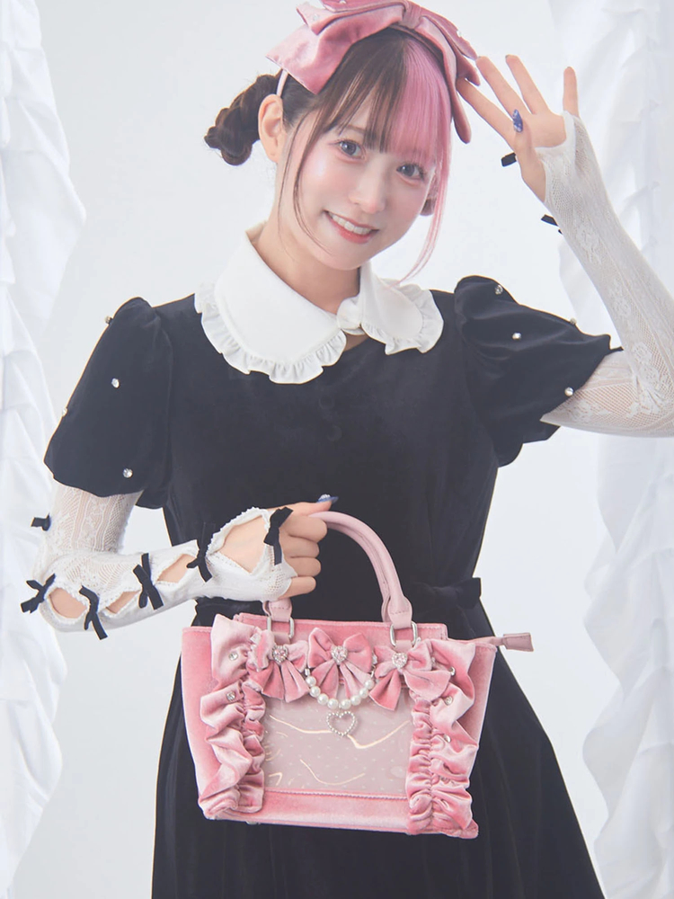 確定ファンサのおまじないベロアBag(小) - Ank Rouge(アンクルージュ