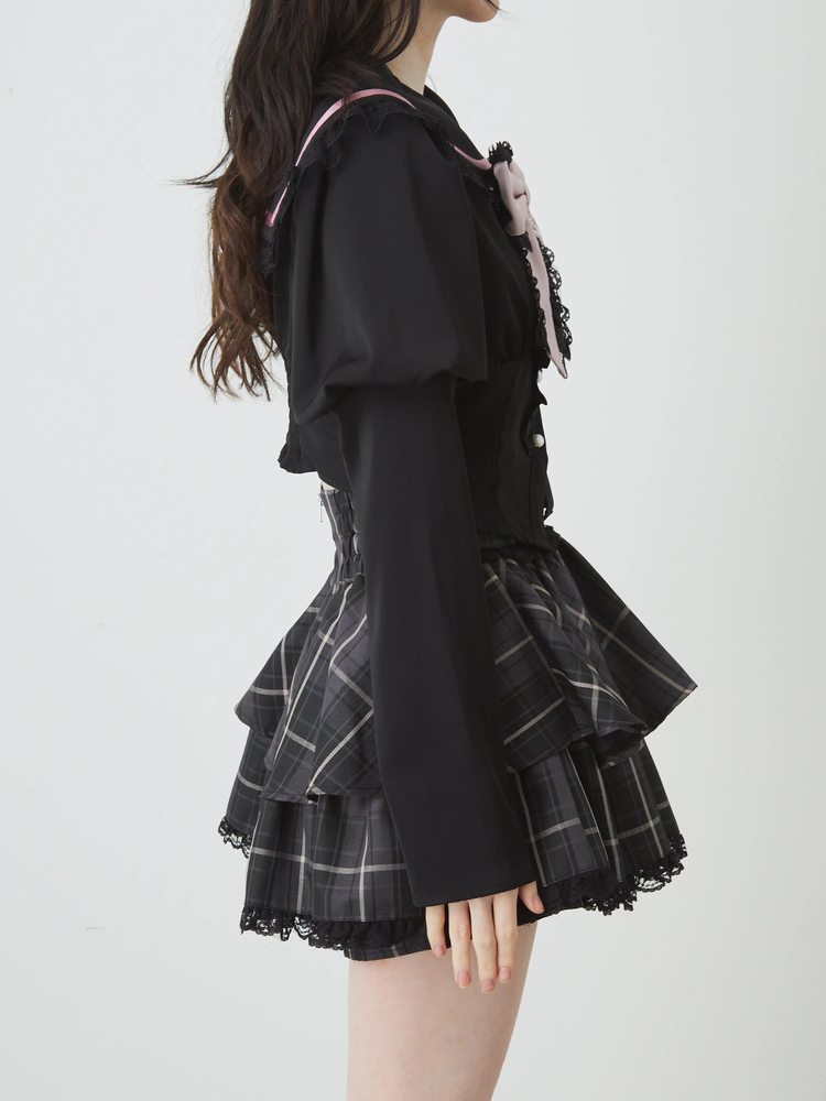 コルセットセーラーTOPS - Ank Rouge(アンクルージュ)のシャツ