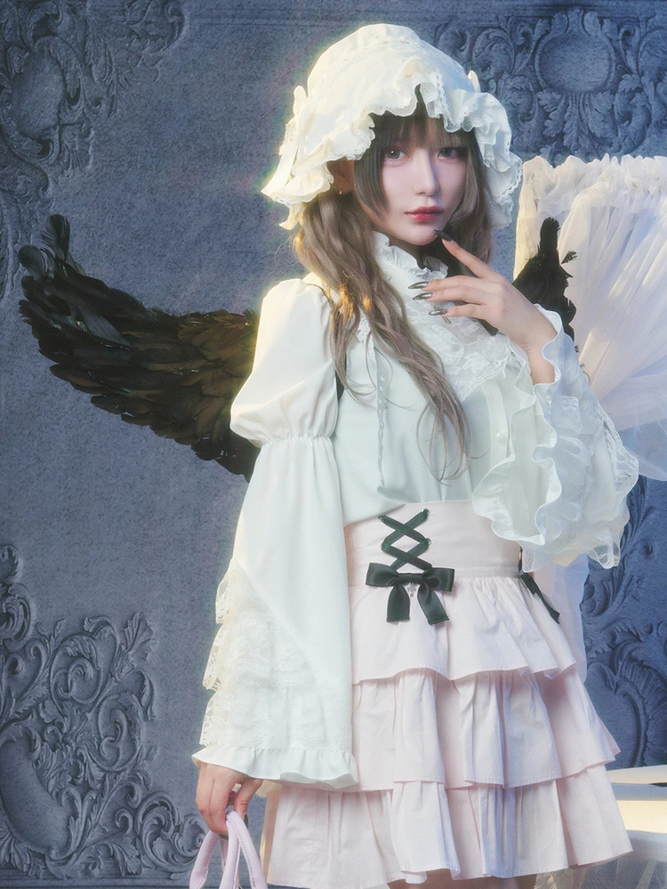 ジャボ付き姫袖ブラウス - Jamie エーエヌケー(ジェイミーエーエヌケー