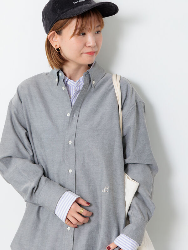 セール】 刺繍入りアソートオックスフォードシャツ《2025autumn