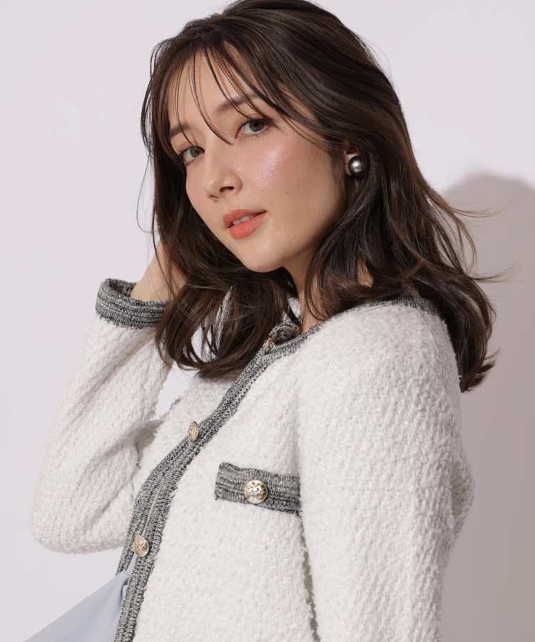 ハッピーカラーツイードジャケット | ジャケット | Apuweiser-riche