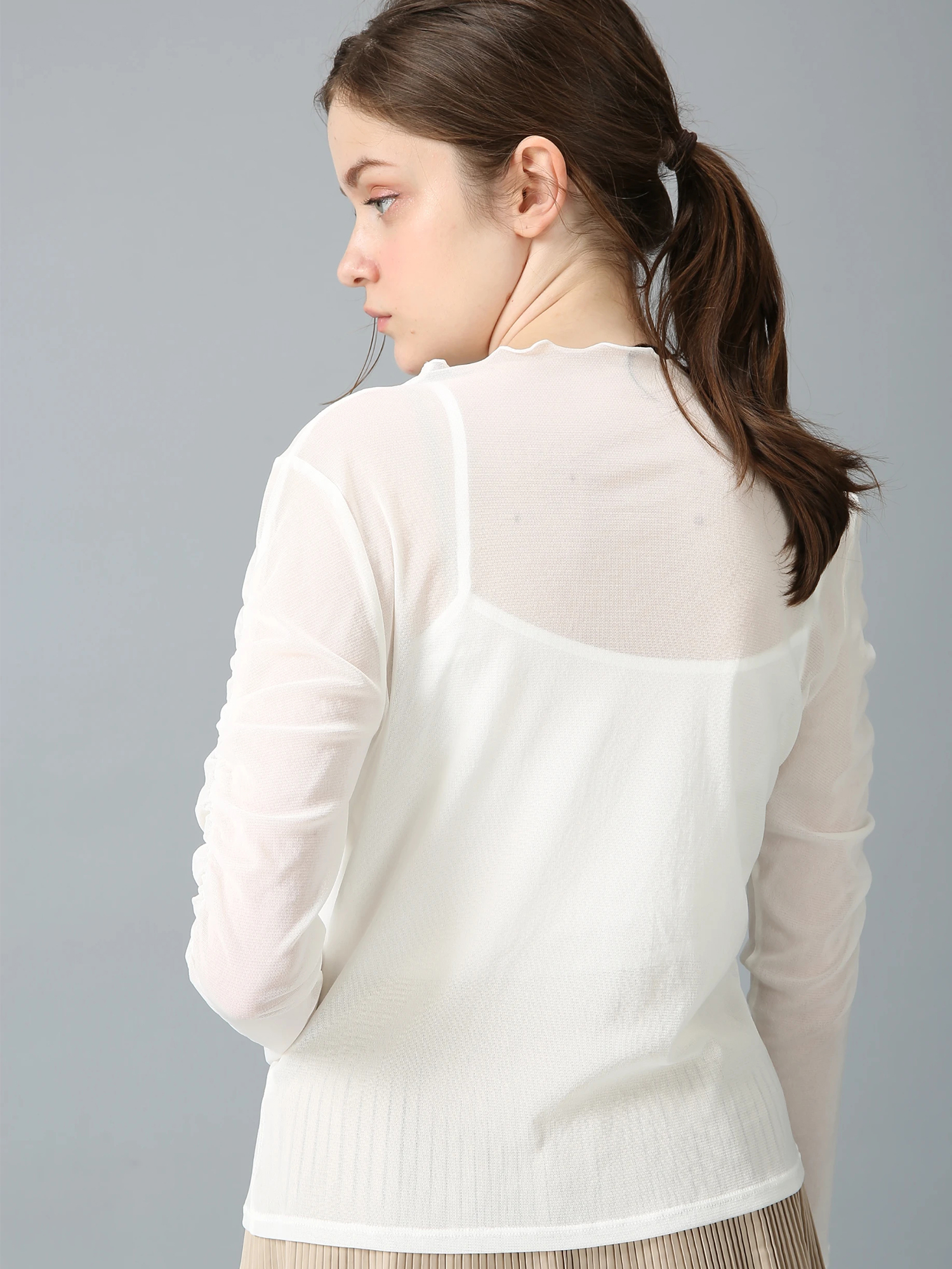 日本製】ナイロン チュール ソフト プルオーバー ｜ MORABITO SPELL