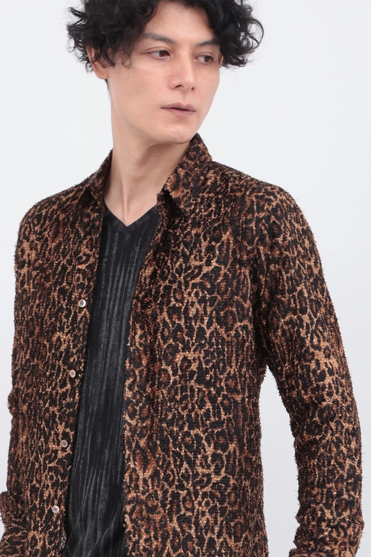 TORNADO MART∴インディアンカットJQレオパードシャツ / TORNADO MART