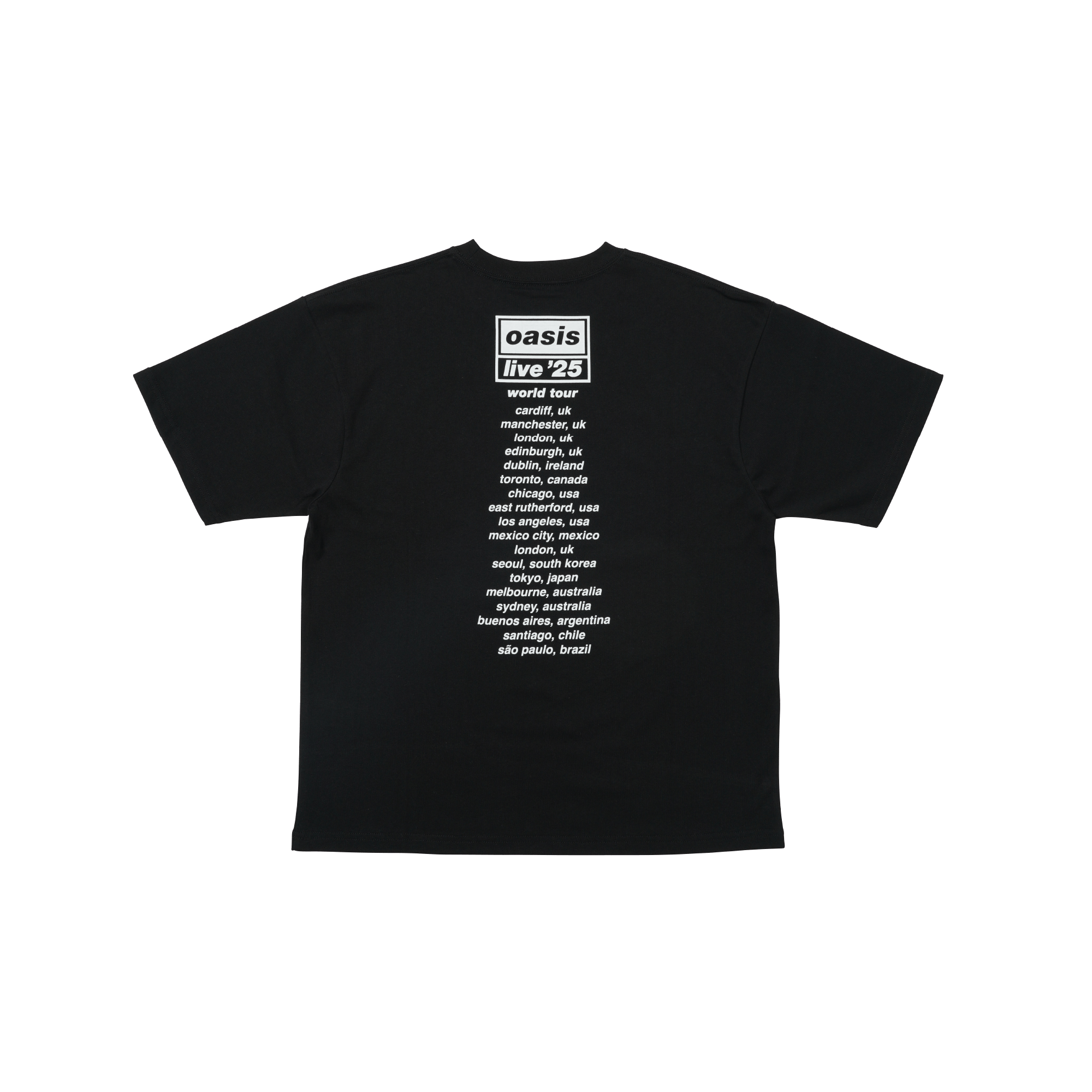 Tシャツ Tour Photo Mono | Oasis Live '25 JAPAN Official Online Store