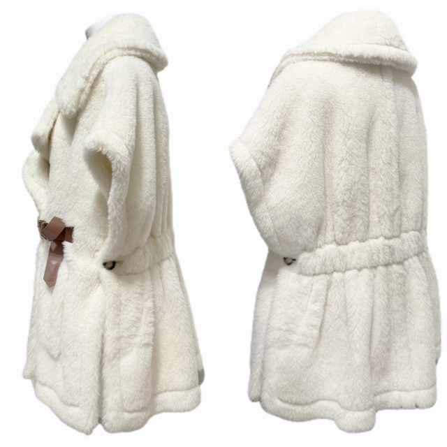 マックスマーラ テディベア ニューアバボ(NEWABAVO) ポンチョ ケープ