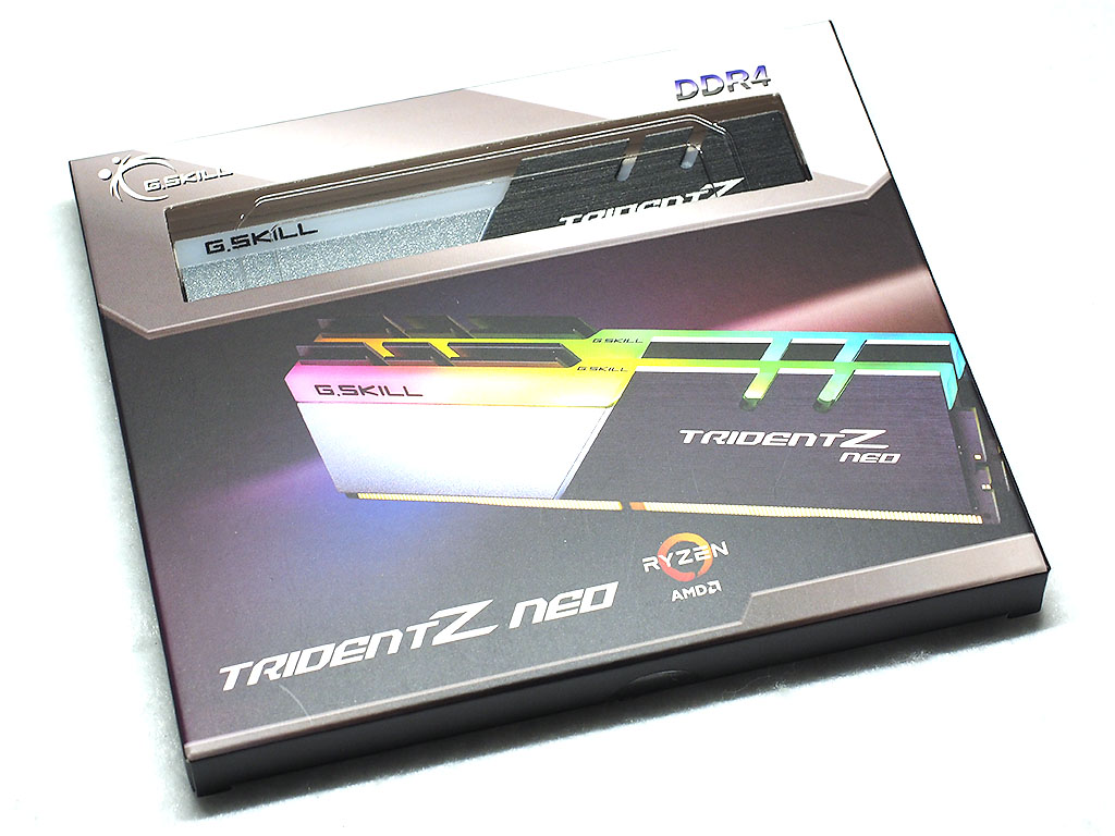 第3世代Ryzen最適化メモリ「G.Skill Trident Z Neo」を導入してみた