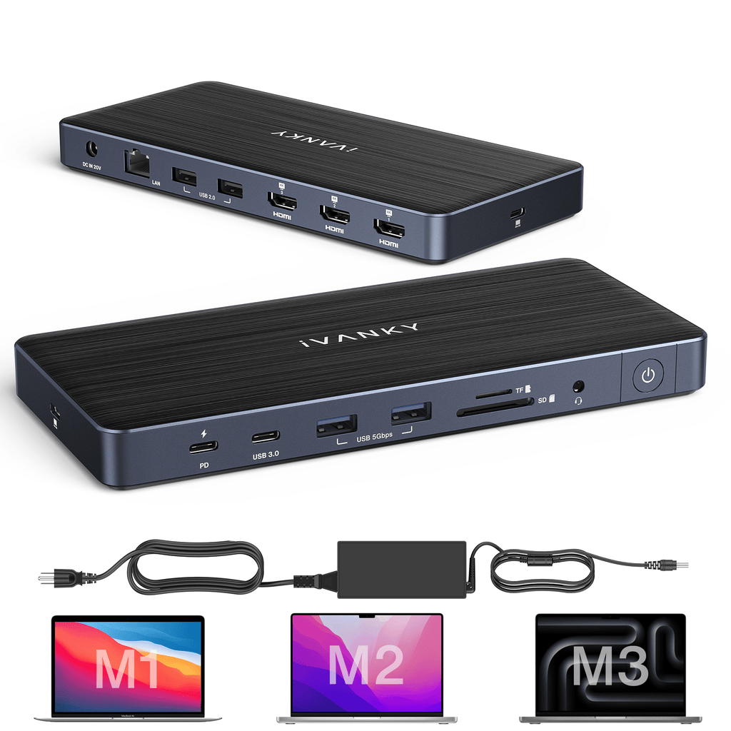 Thunderbolt Dock | FusionDock Pro 1 | Triple 4K Displays – iVANKY
