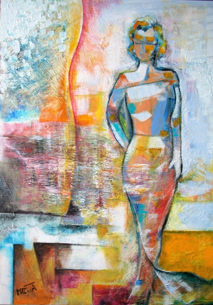 抽象-M」 by MIZUTA｜Artmeter｜暮らしを彩るアートが、きっと見つかる