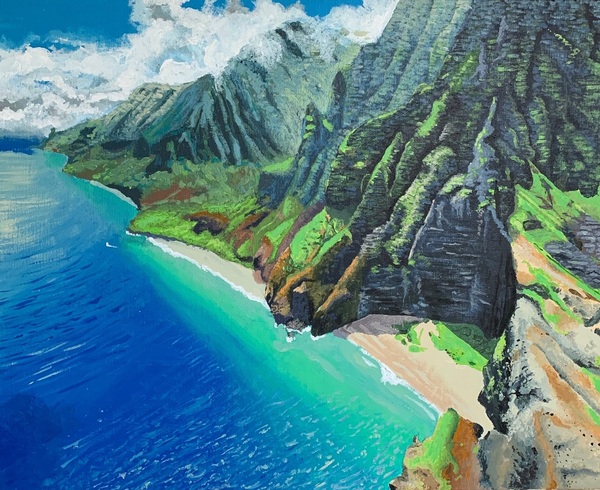 ハワイの景色」 by keiju｜Artmeter｜暮らしを彩るアートが、きっと