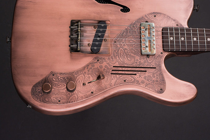16016 Antique Copper Paisley Deluxe SteelCaster – James Trussart