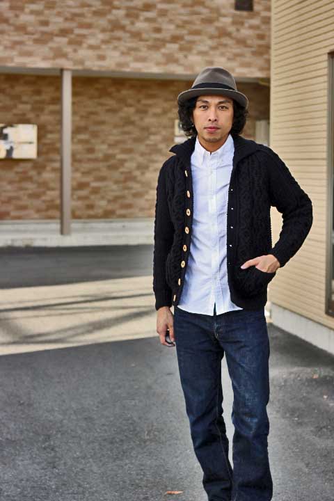 INVERALLAN」 3A STANDARD LUMBER CARDIGAN インバーアラン