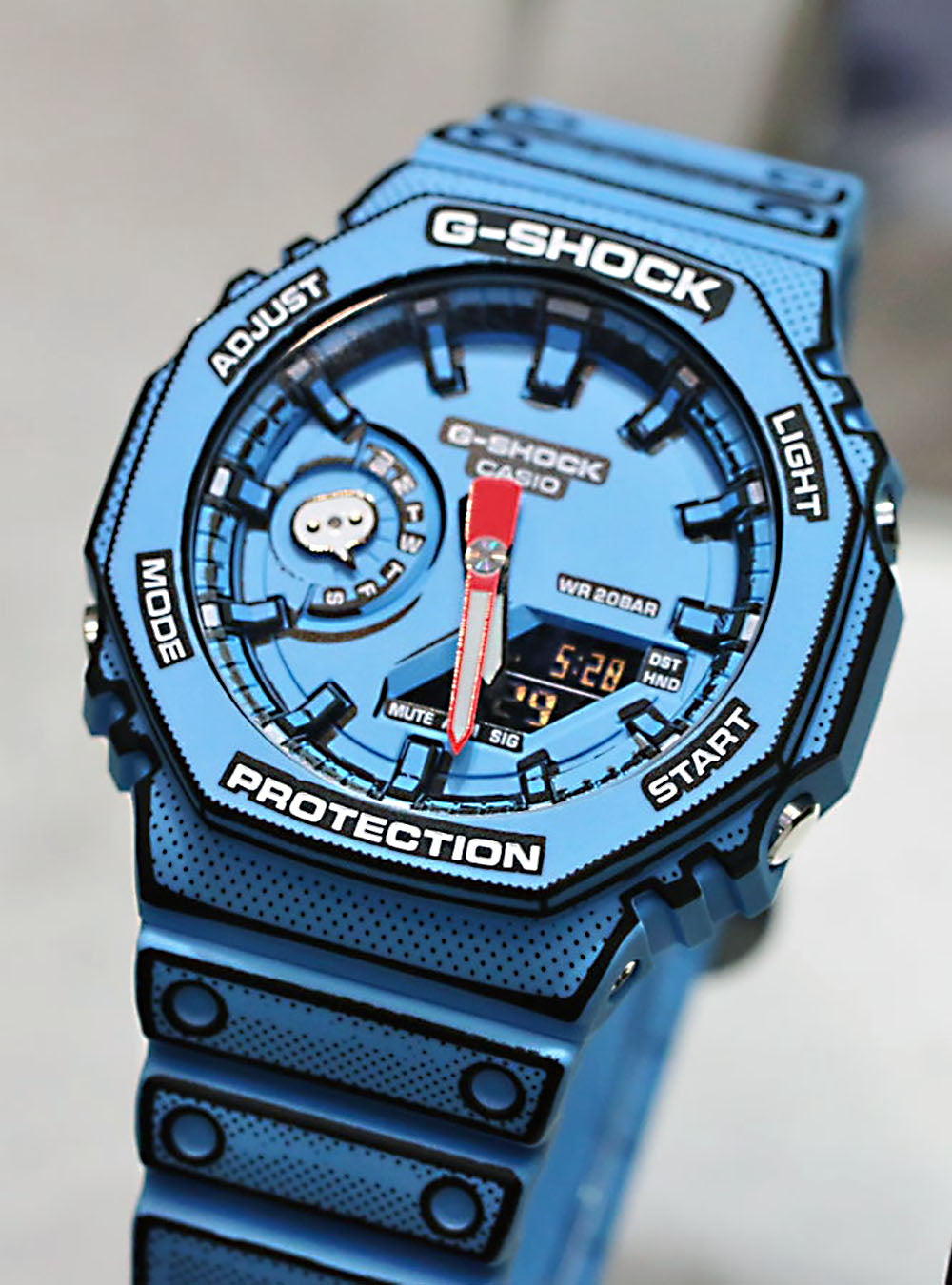 CASIO WATCH G-SHOCK MANGA THEME ANALOG-DIGITAL 2100 SERIES GA