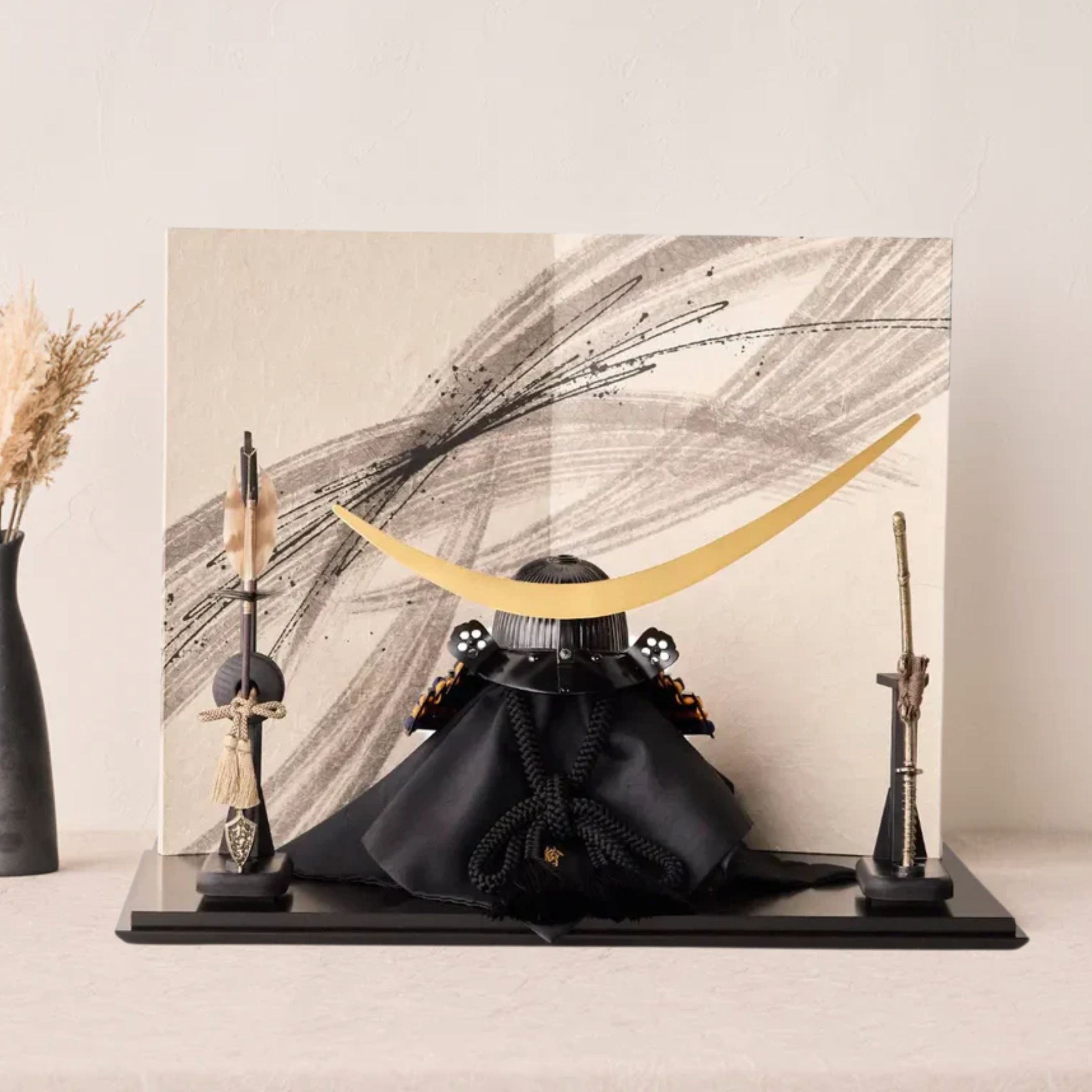 兜飾りセット | 戦国名将 伊達政宗 1/3スケール | 墨流の飾り