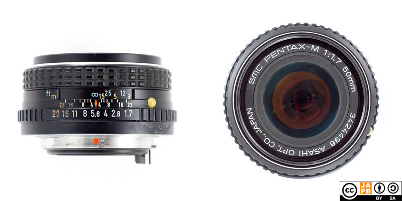 Data sheet: SMC Pentax-M 50 mm f/1.7 – JAPB