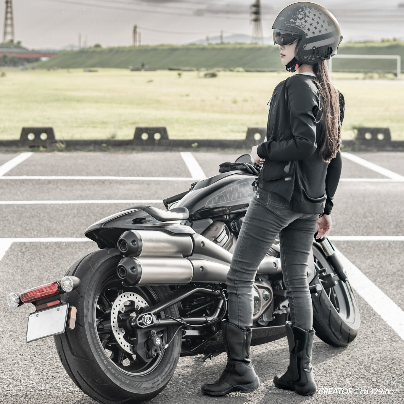 試着無料】バイク メッシュ ジャケット 春夏用 プロテクター