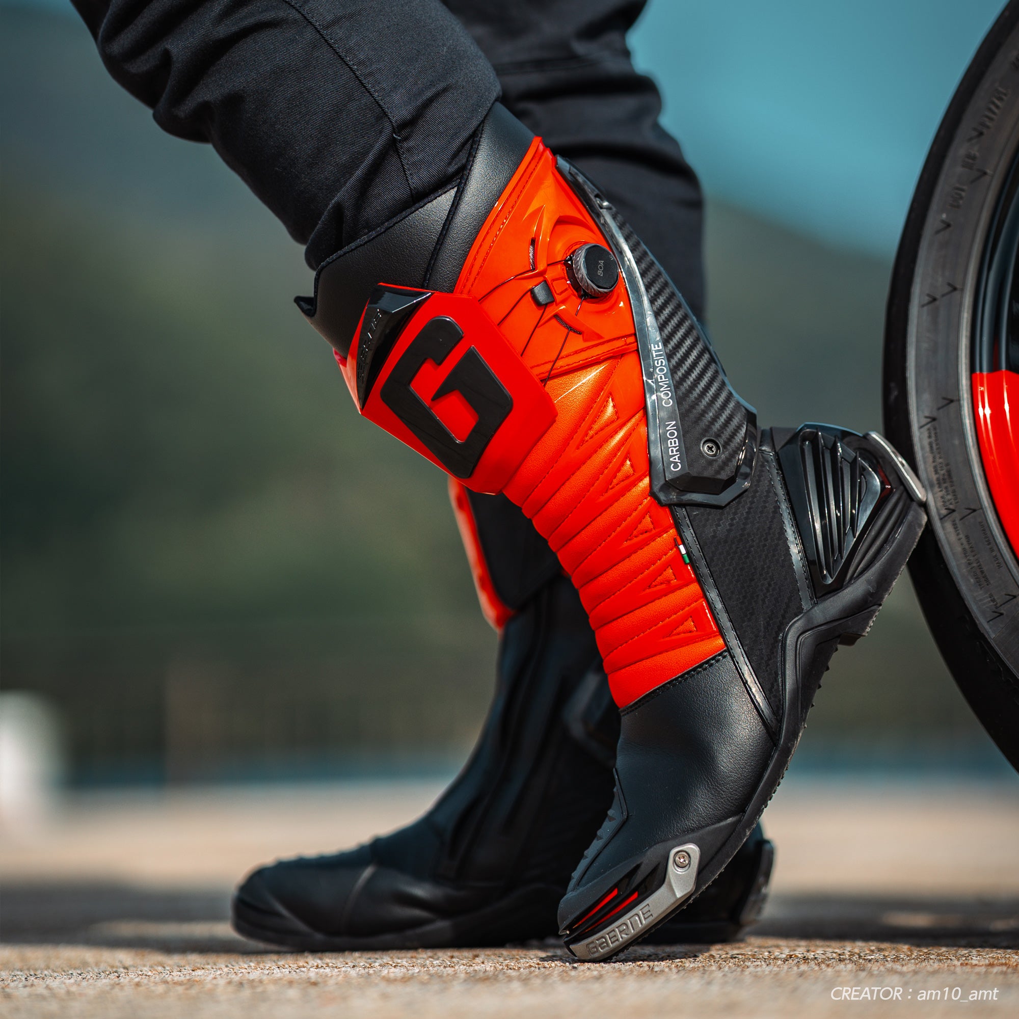 試着無料】ガエルネ ジーピーワン エルエス GP-1 LS - バイク ブーツ