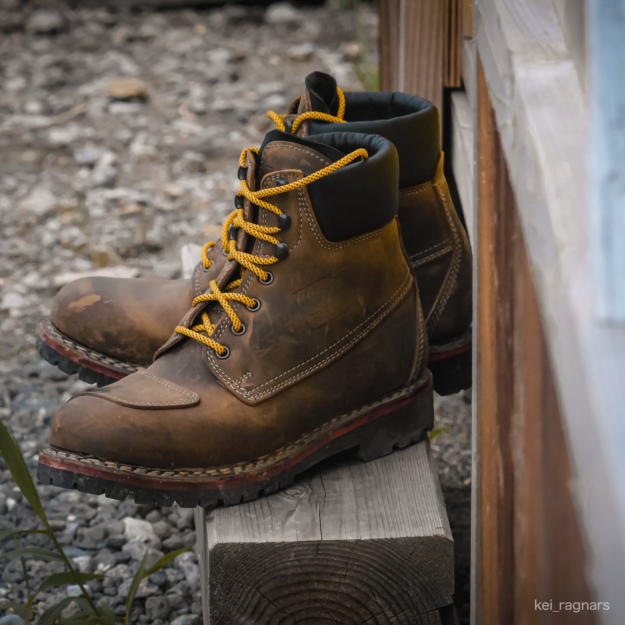 試着無料】ガエルネ ナンバー145 - バイク ブーツ ワークブーツ