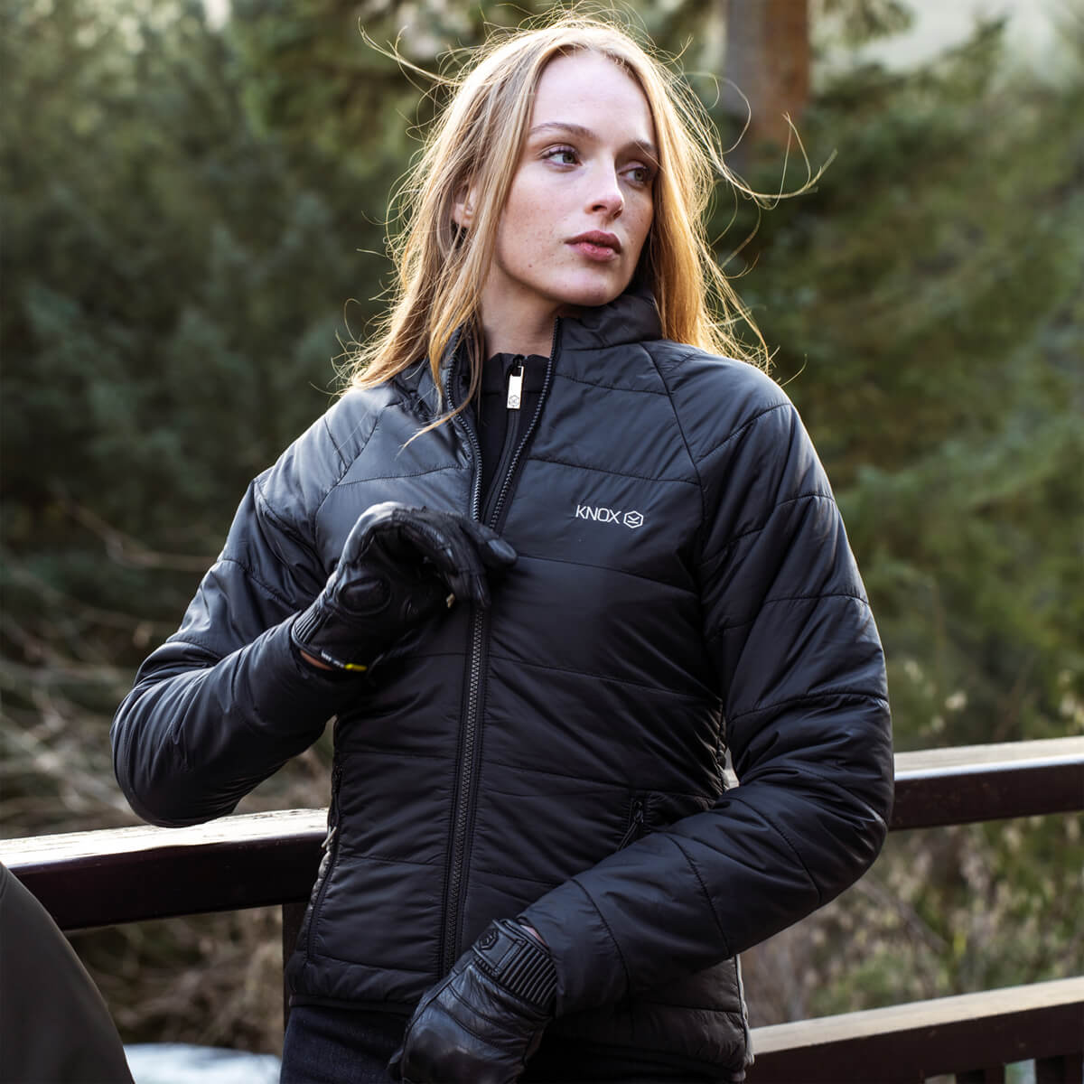 試着無料】ノックス【レディース】デュアルプロ グリーン - バイク