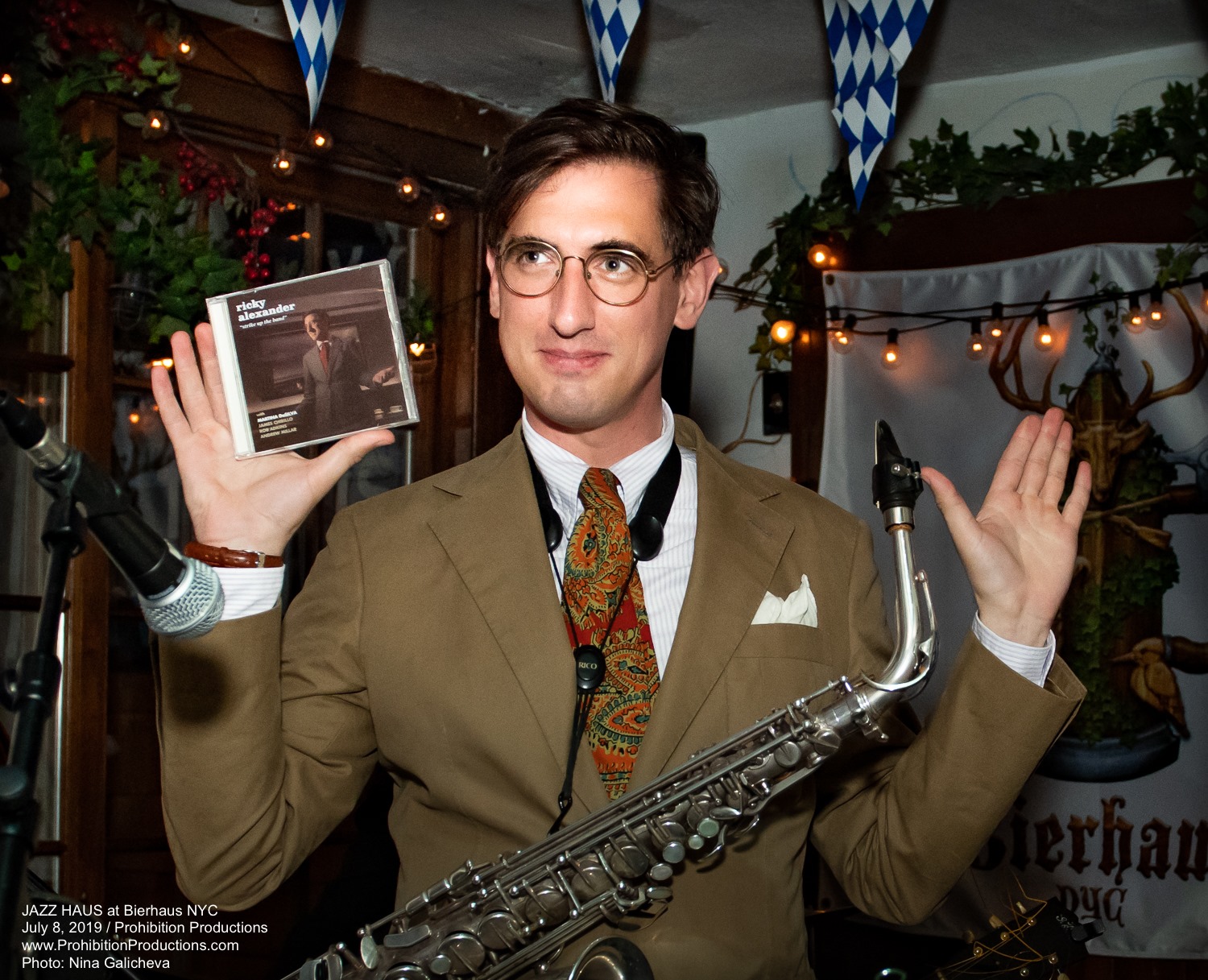 WELCOMING SOUNDS: “STRIKE UP THE BAND”: RICKY ALEXANDER (with