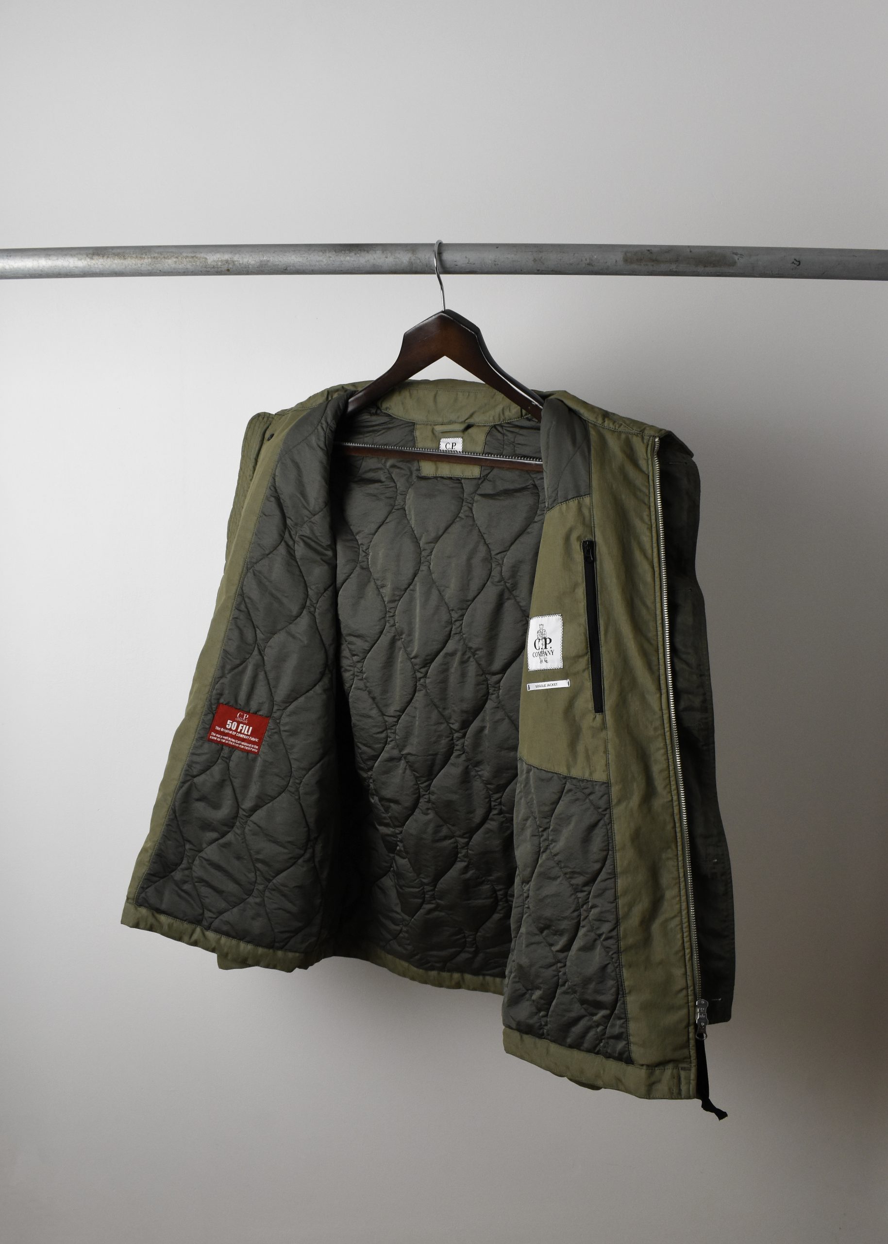 AW18 C.P. COMPANY (CP) 50 FILI PLATED GOGGLE JACKET (L/XL) - Jazzy