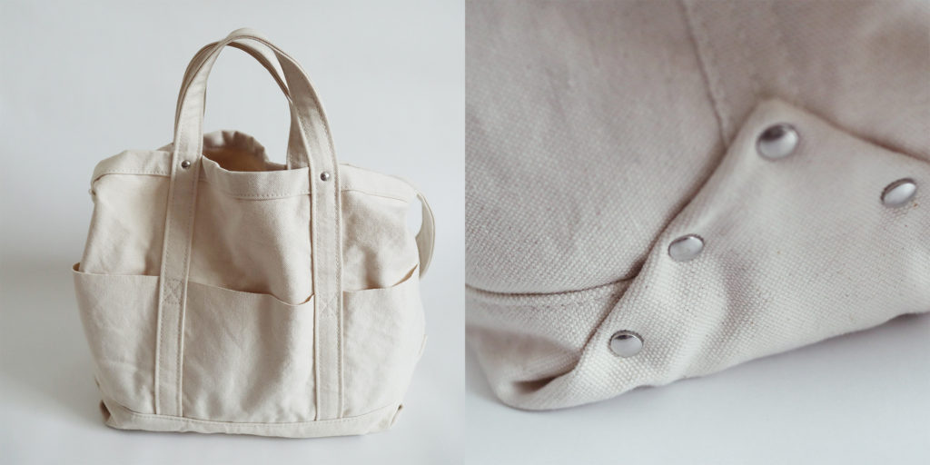 日常使いのキャンバストートバッグ『YAECA（ヤエカ）』ツールバッグ