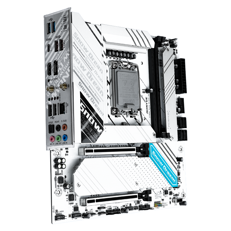 JGINYUE Z790M Snow Dream D5 motherboard - Intel LGA1700 - JGINYUE