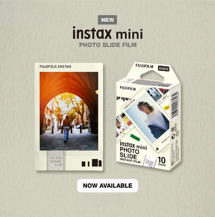 FUJIFILM Instax Mini Photo Slide Film Pack (10 Sheets) for Instax