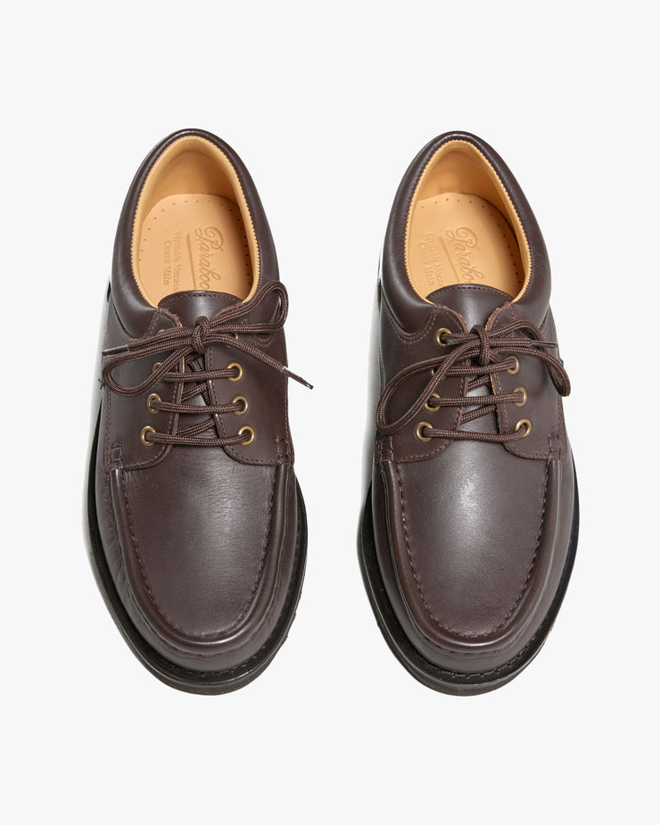 Paraboot Thiers Piped Seam Derby Shoe - Lisse Kenya / Sport Marron