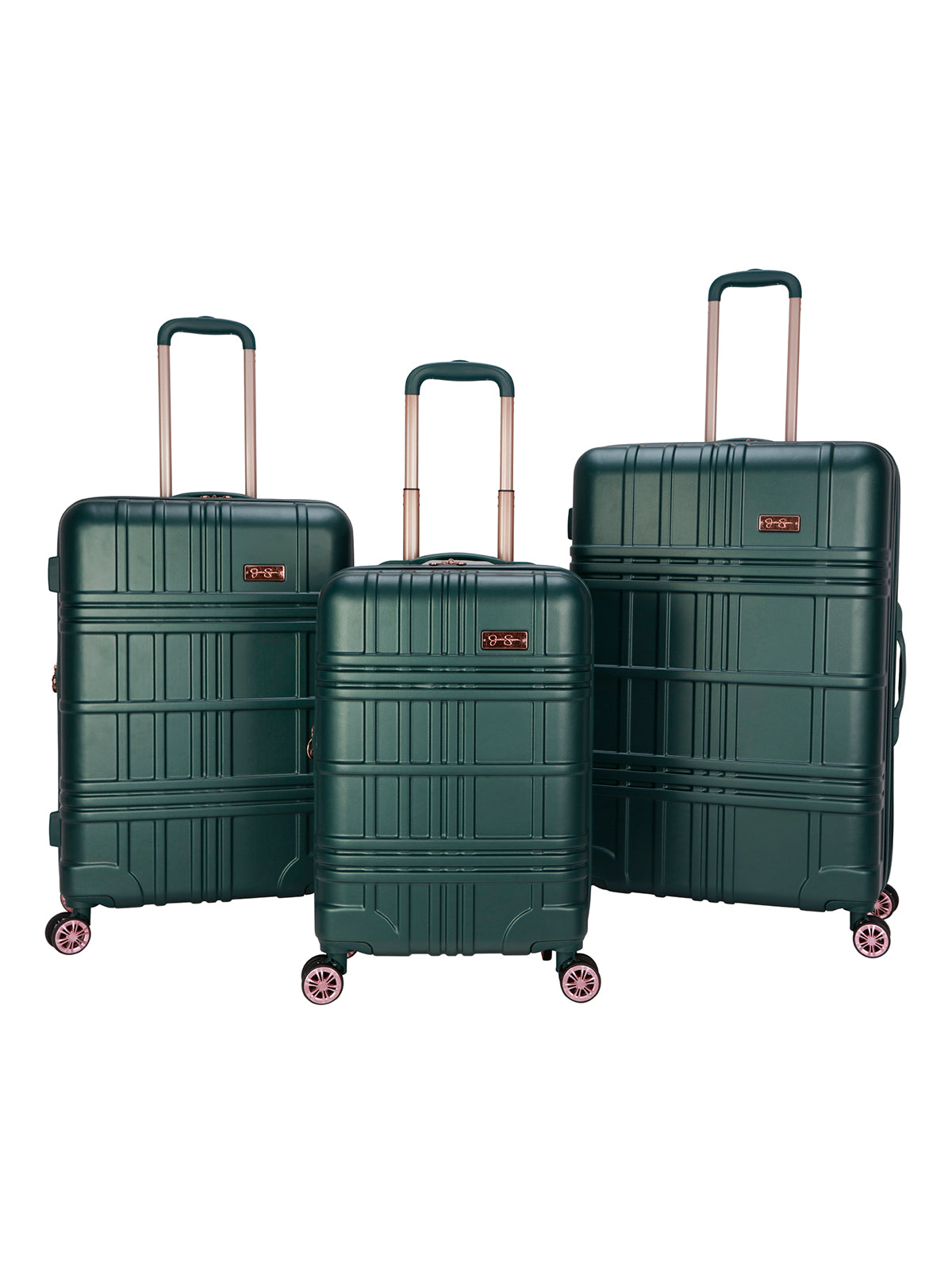 Jewel Plaid Luggage Collection in Jade – Jessica Simpson