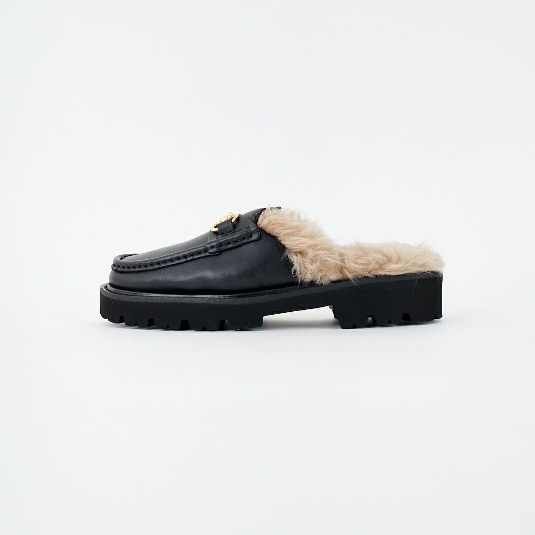 Caminando [カミナンド] ファービット付き フラットシューズ [22115W