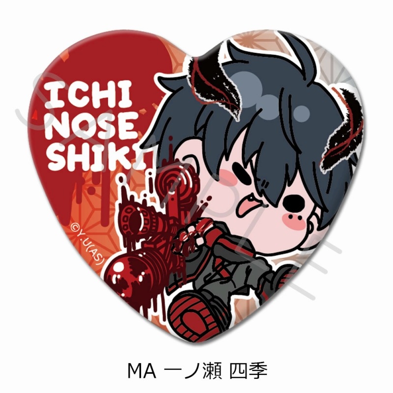 囲 岬 桃源暗鬼 缶バッジ 34点 カバー付き ハート缶バッジ 最終値下げ