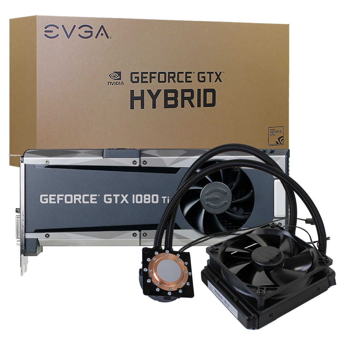 GTX 1080 Ti用簡易水冷キット「EVGA GTX 1080 Ti SC HYBRID Waterblock