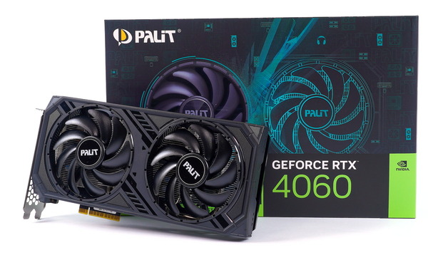 Palit GeForce RTX 4060 Dual 8GB」をレビュー。最安値のRTX 4060