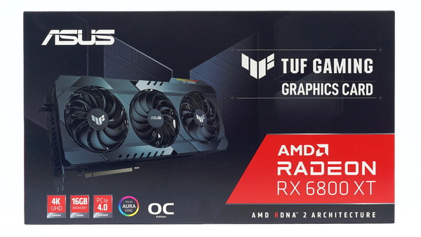 ASUS TUF-RX6800XT-O16G-GAMING」をレビュー。RTX30と違ってほぼROG