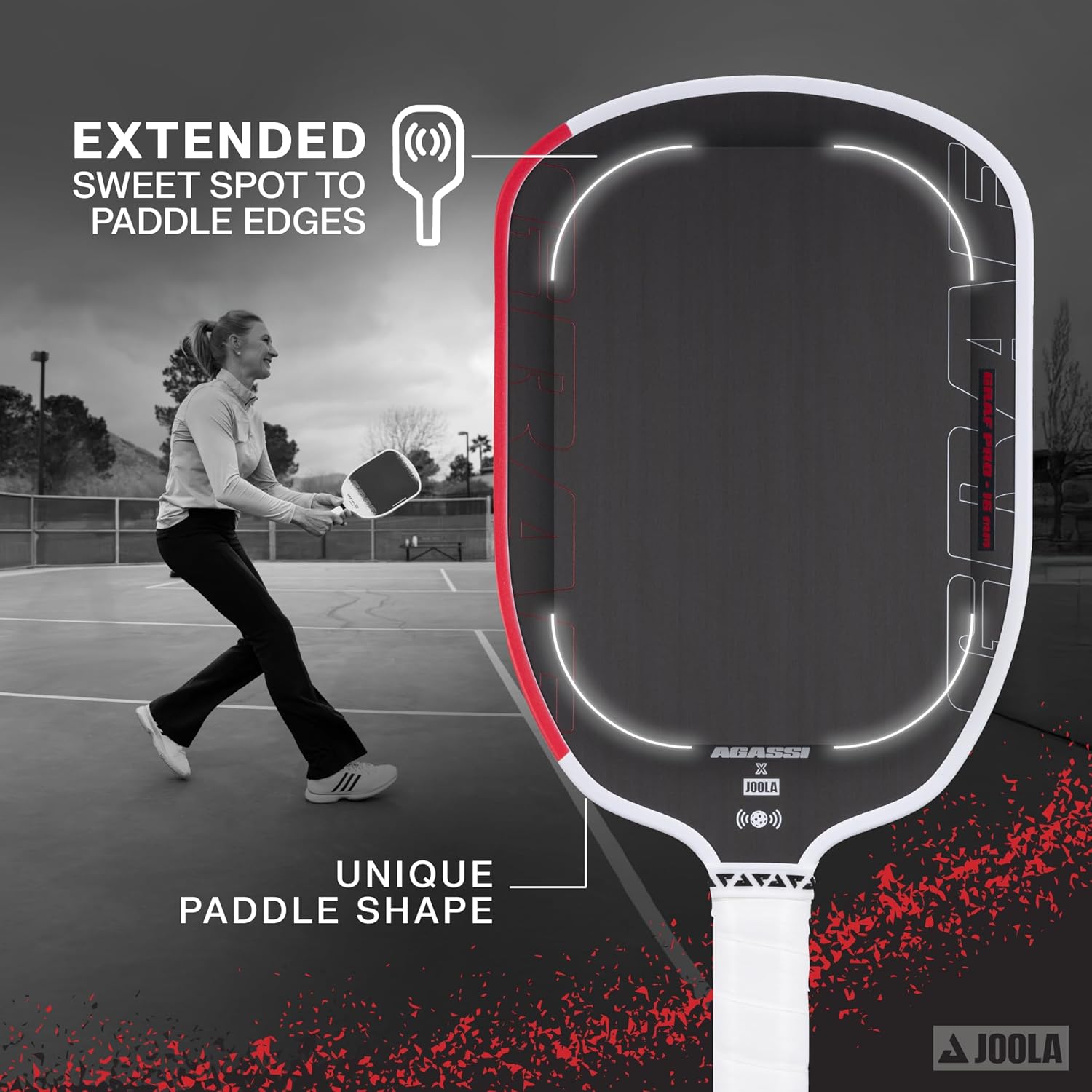 JOOLA Graf Pro 16mm Pickleball Paddle - JOOLA USA