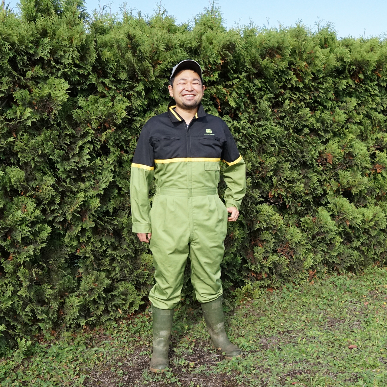 ジョンディアショップ / LP0015 JOHN DEEREｽﾄﾚｯﾁﾂﾅｷﾞ服 ｱｯﾌﾟﾙｸﾞﾘｰﾝ