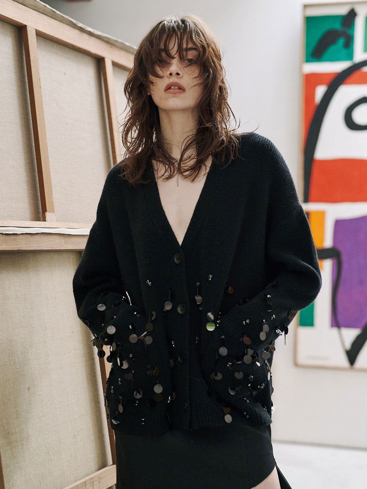 BIJOU OVER KNIT CARDIGAN – JOSEMOON