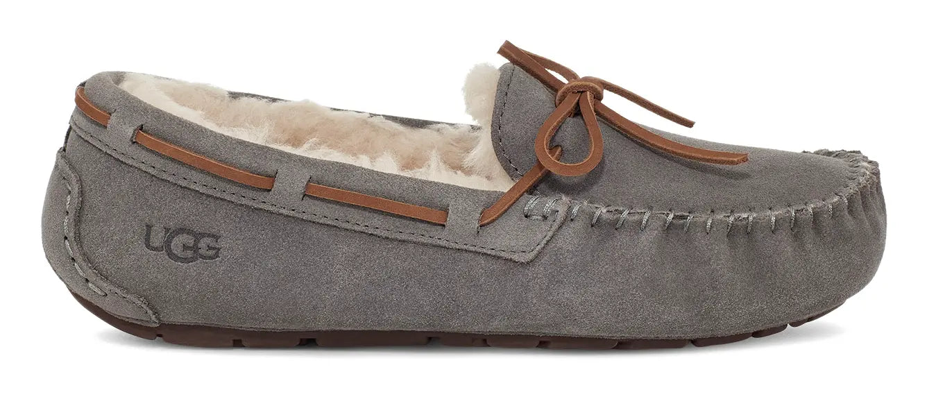 Women's UGG Dakota – Cozy Suede Moccasin with Wool Lining - Joy-Per's