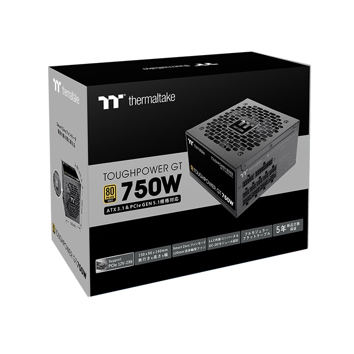 ThermaltakeThermaltake TOUGHPOWER GT 750W ATX 3.1 US Thermaltake
