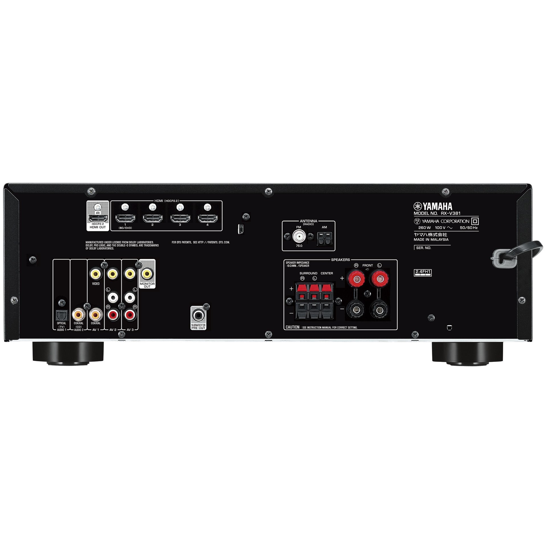 ヤマハ | RX-V381 - AVアンプ - 概要