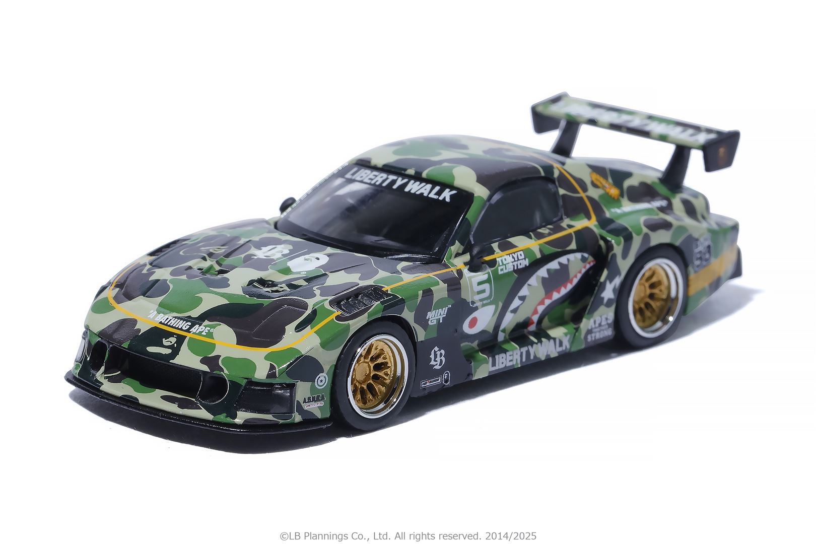 BAPE X LBWK 】MINI GT ABC CAMO FD RX7 1/64 | bape.com