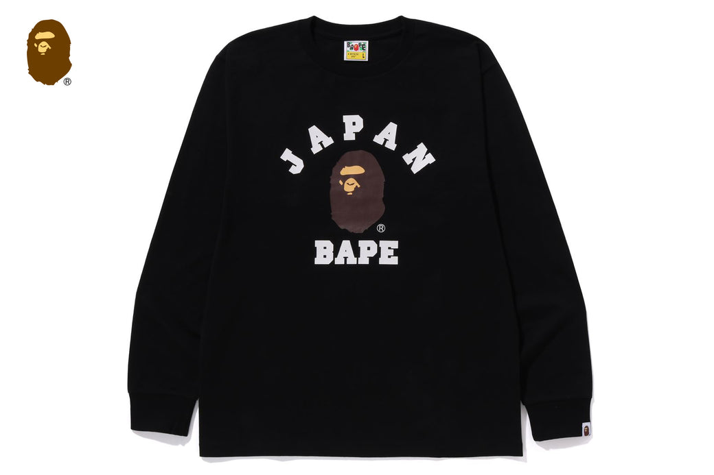 JAPAN COLLEGE CITY L/S TEE | bape.com