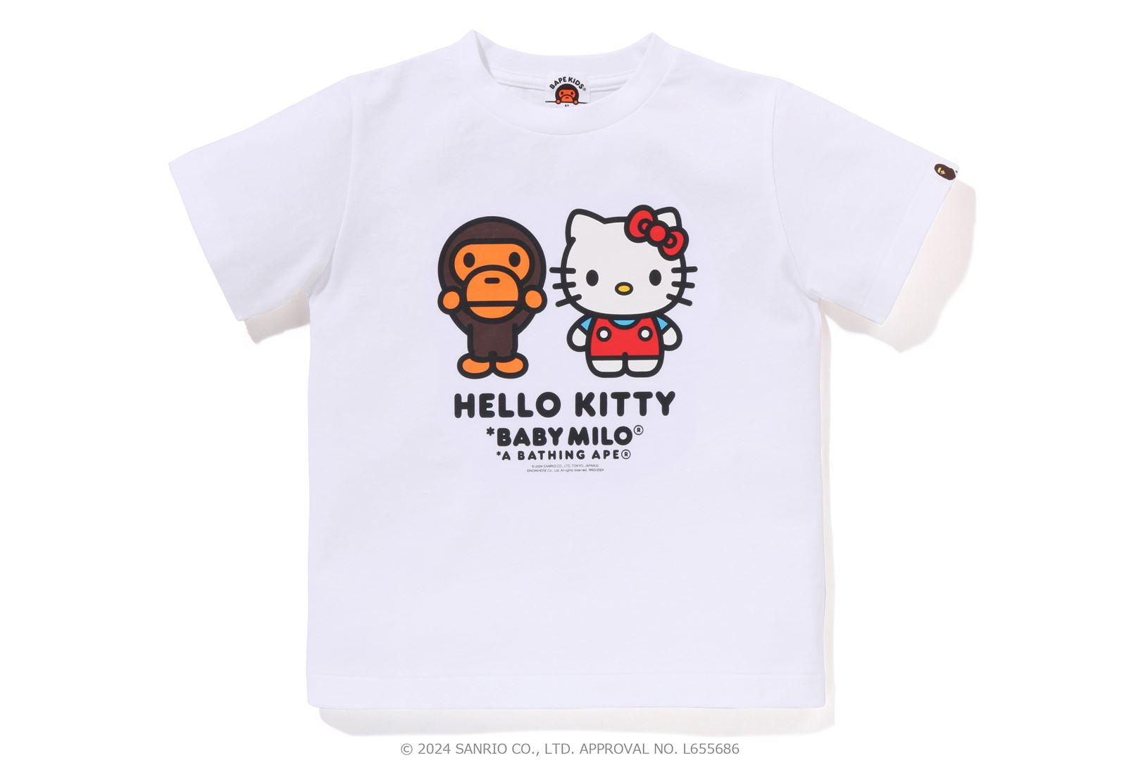 BABY MILO X HELLO KITTY 】TEE | bape.com