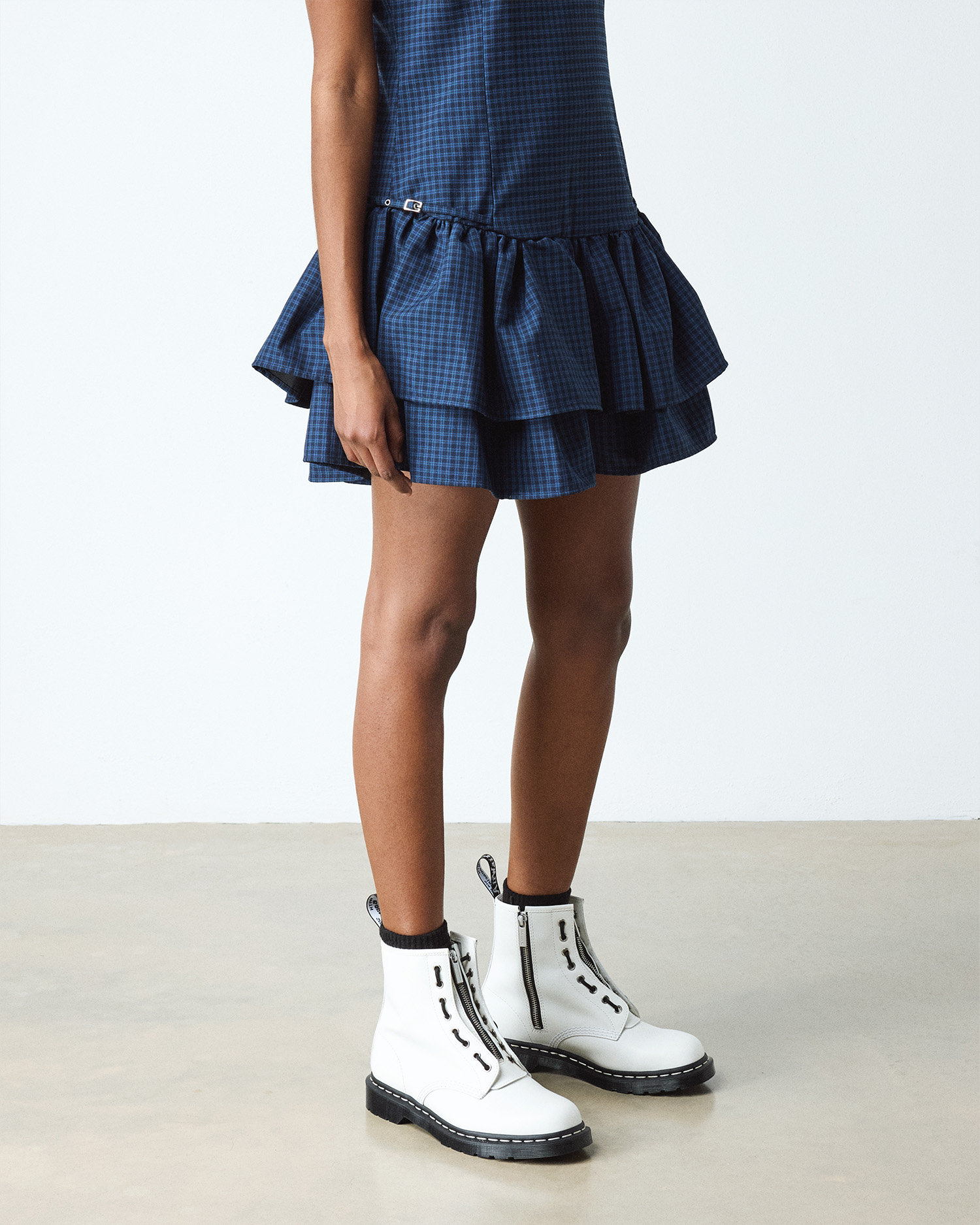 日本限定】1460 ZIP ホワイトステッチ 8 ホール ブーツ