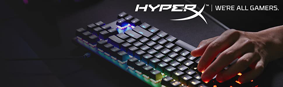 HyperX Alloy Origins Core ゲーミングキーボード（テンキーレスサイズ