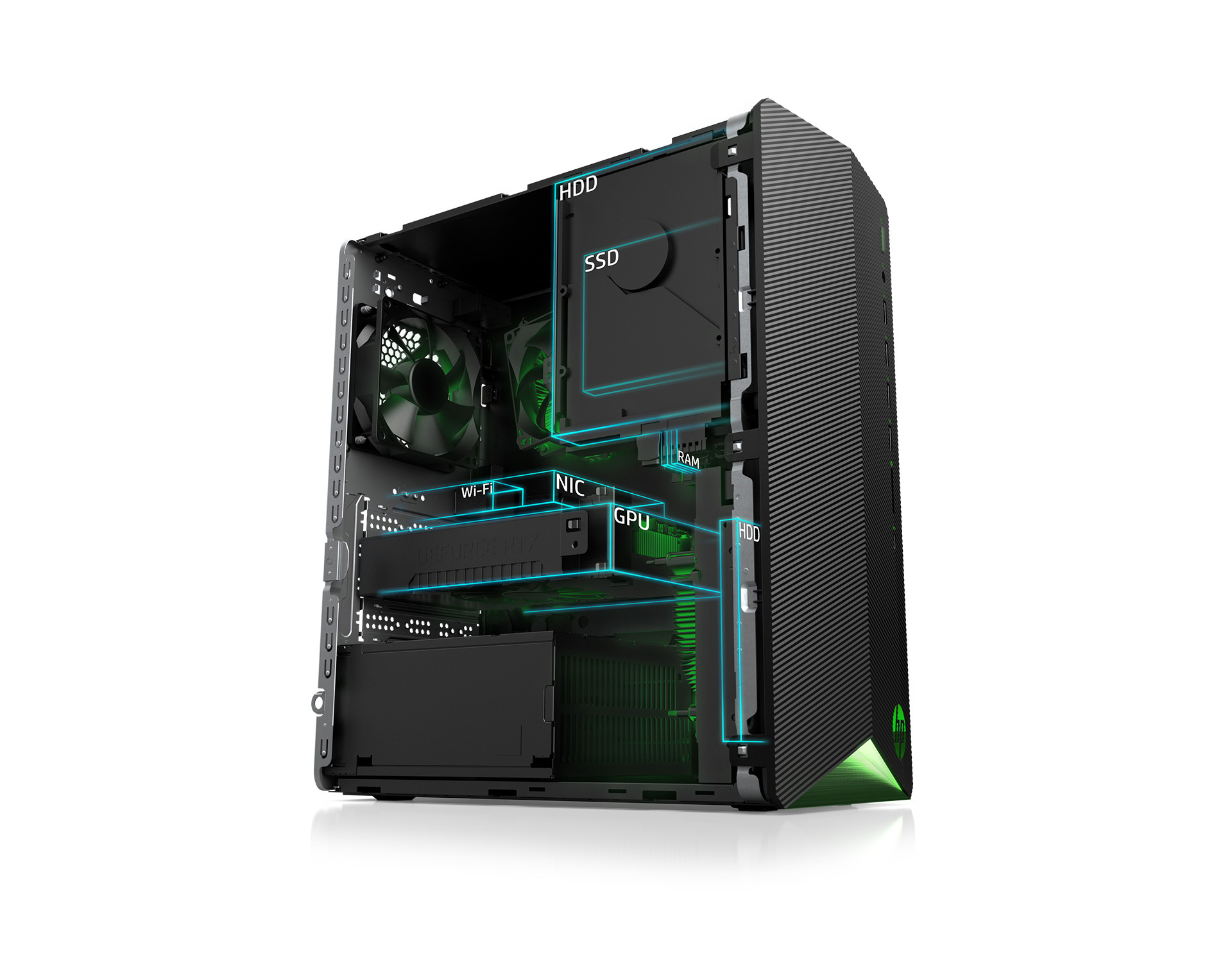 HP デスクトップPC PavilionTG01-1153jp Pavilion Gaming Desktop TG01