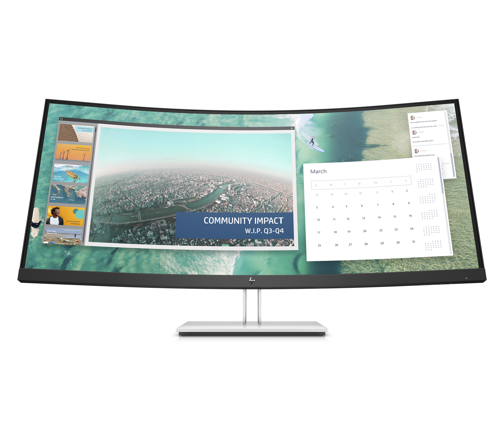 HP EliteDisplay 34インチカーブドモニターE344c 製品詳細・スペック