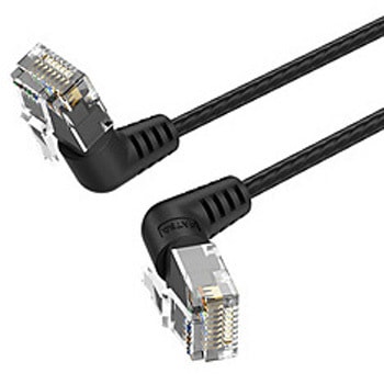 IB-9798 Cat.6A LANケーブル UTP 直角コネクタ 360°スイングタイプ