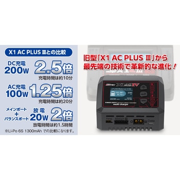 44354 AC/DC 充・放電器[ マルチチャージャー X1 ACプラス Ⅳ ]Multi