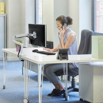 45-490-216 エルゴトロン LX モニターアーム ホワイト 34インチ(3.2